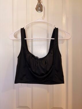 SHEIN Black Scoop Bralette Tank Top